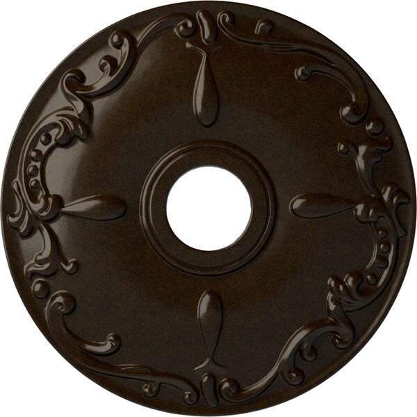 Ekena Millwork Kent Ceiling Medallion (Fits Canopies up to 5"), Hand-Painted Bronze, 18"OD x 3 1/2"ID x 1 1/4"P CM18KEBZS - main